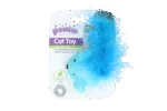 Hračka pro kočky ve tvaru myšky se šantou kočičí a peříčky, 14 cm – Pawise Cat Toy Wool Mouse - Obrázek 4