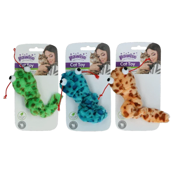 Interaktivní hračka pro kočky s vytahovacím vibrujícím ocáskem a šantou kočičí, 16 cm – Pawise Interactive Cat Toy