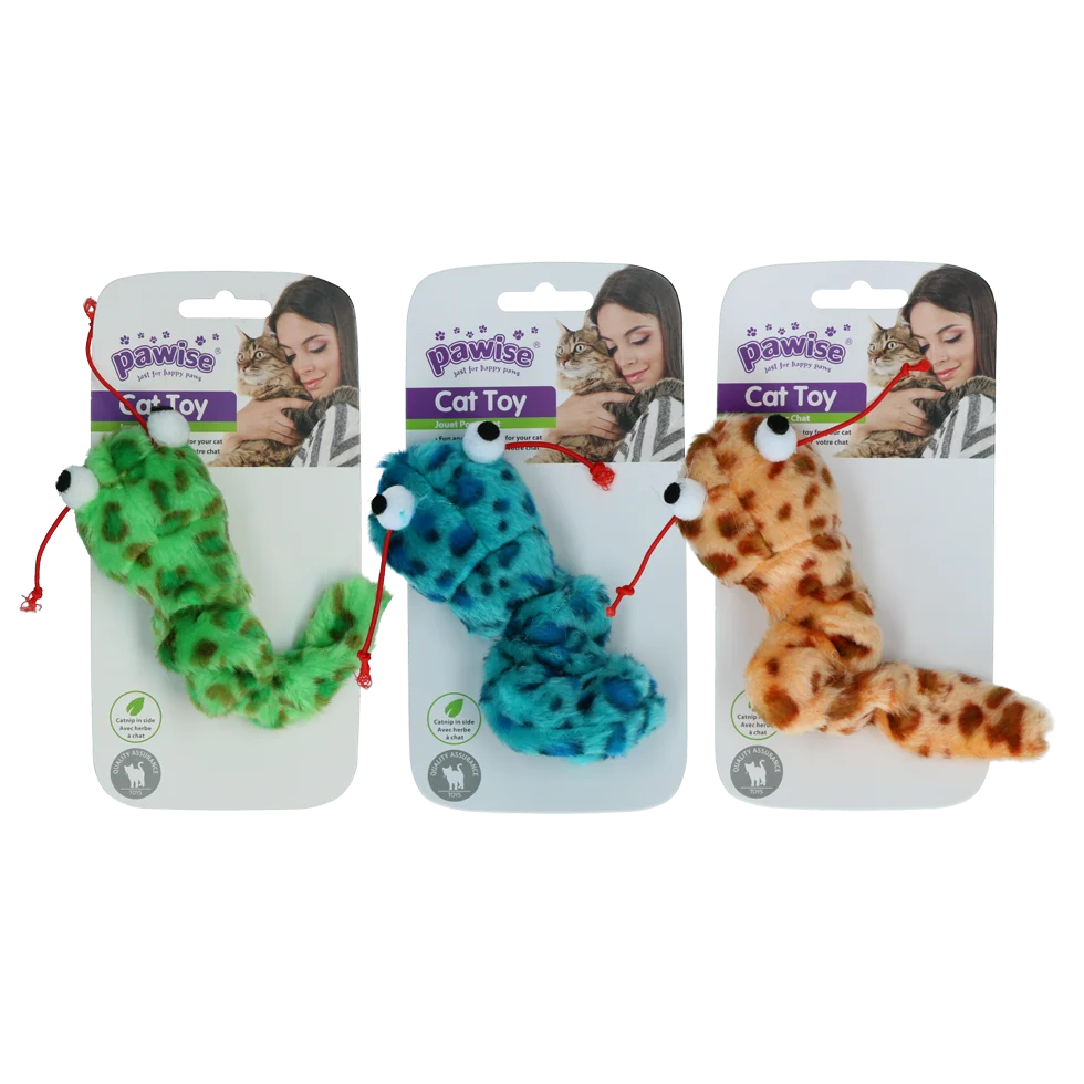 Interaktivní hračka pro kočky s vytahovacím vibrujícím ocáskem a šantou kočičí, 16 cm – Pawise Interactive Cat Toy - Obrázek 1