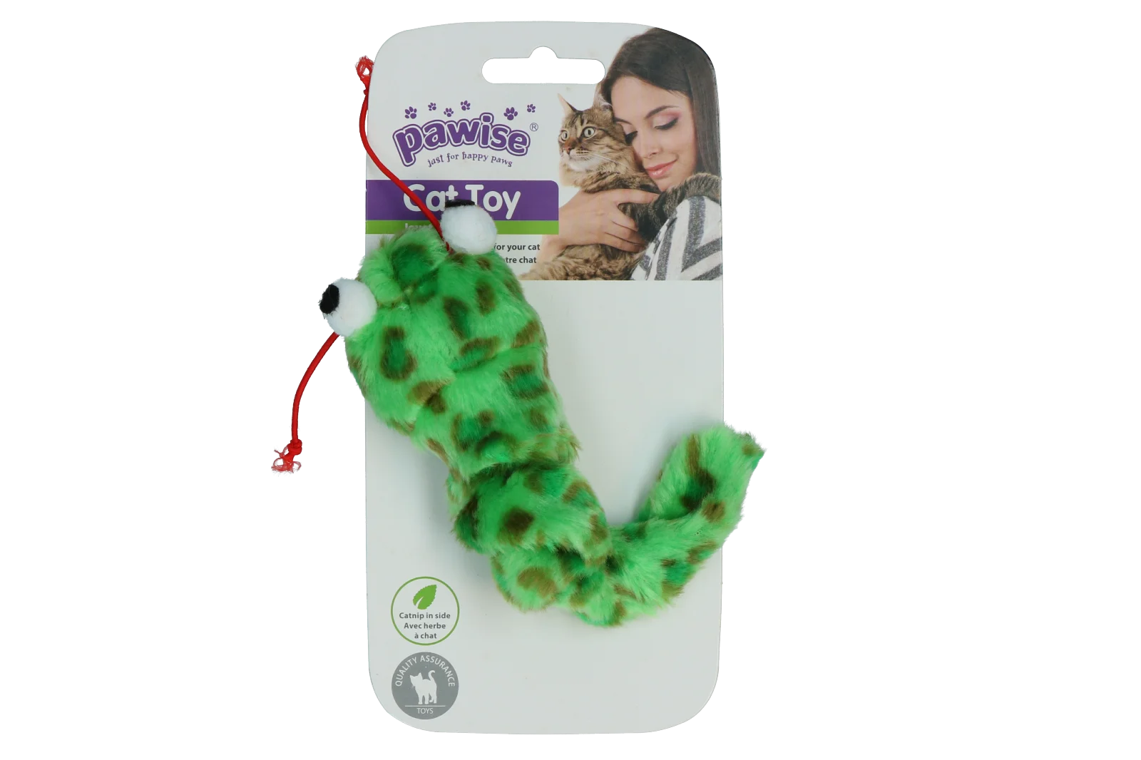 Interaktivní hračka pro kočky s vytahovacím vibrujícím ocáskem a šantou kočičí, 16 cm – Pawise Interactive Cat Toy - Obrázek 2