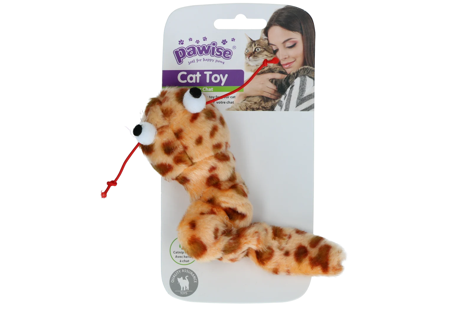 Interaktivní hračka pro kočky s vytahovacím vibrujícím ocáskem a šantou kočičí, 16 cm – Pawise Interactive Cat Toy - Obrázek 4