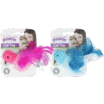Ptačí hračka pro kočky s catnipem a peříčky – Pawise 100% Catnip Toy Vogel