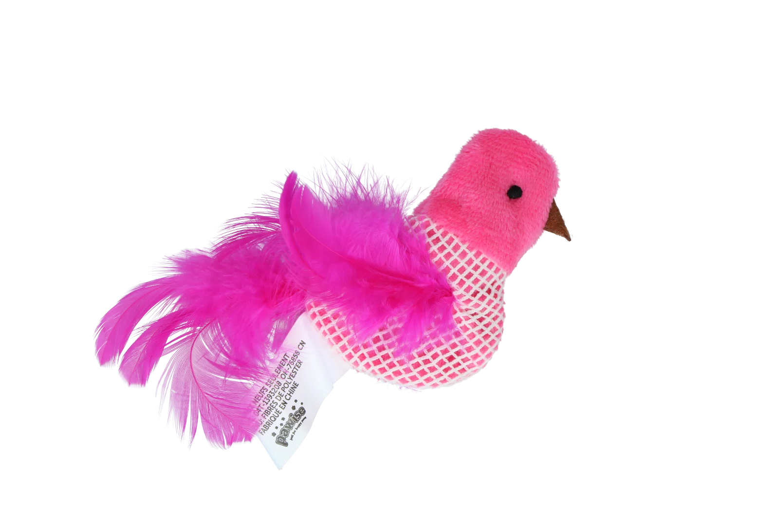 Ptačí hračka pro kočky s catnipem a peříčky – Pawise 100% Catnip Toy Vogel - Obrázek 4