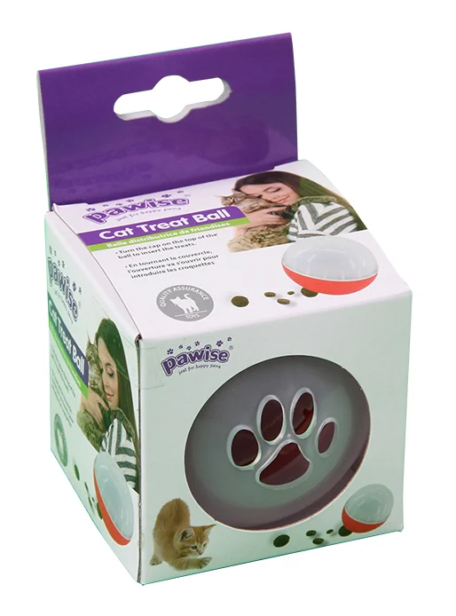 Míček na pamlsky pro kočky, ø 8 cm – Pawise Cat Treat Ball - Obrázek 1