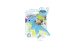 Plyšová hračka pro kočky se šantou kočičí a pírky, 12 x 12 cm – Pawise meow meow life Dinosaurus - Obrázek 4