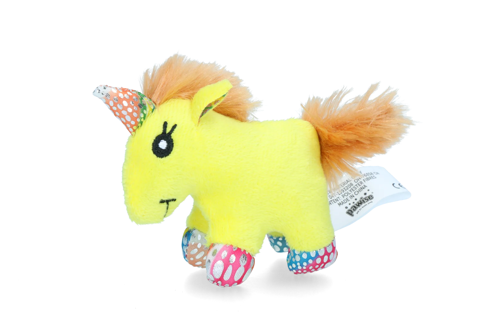 Plyšová hračka pro kočky se šantou kočičí a peříčky, 12 x 8 cm – Pawise meow meow life Unicorn - Obrázek 5