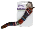Pletený had na hraní se šantou kočičí a pískátkem, 23 cm – Pawise Wool-Wool life Slang - Obrázek 3