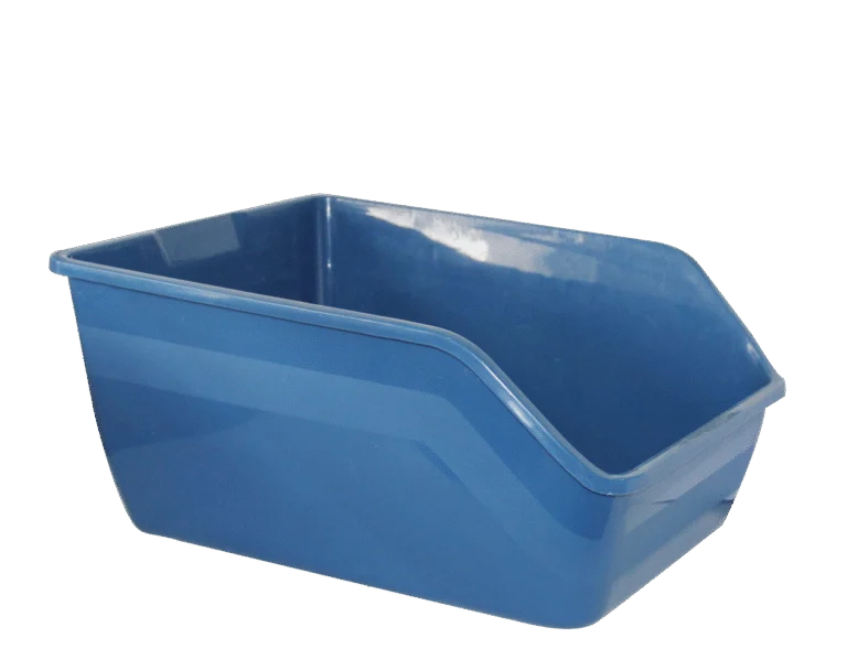 Kočičí toaleta s vysokými okraji S, 47 x 38 x 21 cm – Pawise High-back Litter pan S