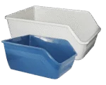 Kočičí toaleta s vysokými okraji S, 47 x 38 x 21 cm – Pawise High-back Litter pan S - Obrázek 2