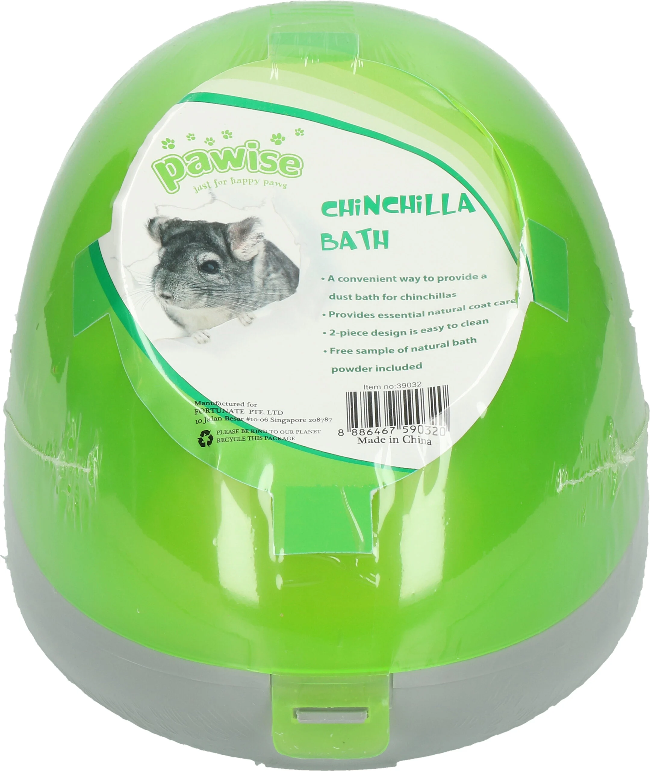 Písková koupel pro činčily s koupacím pískem – Pawise Chinchilla Bath - Obrázek 2