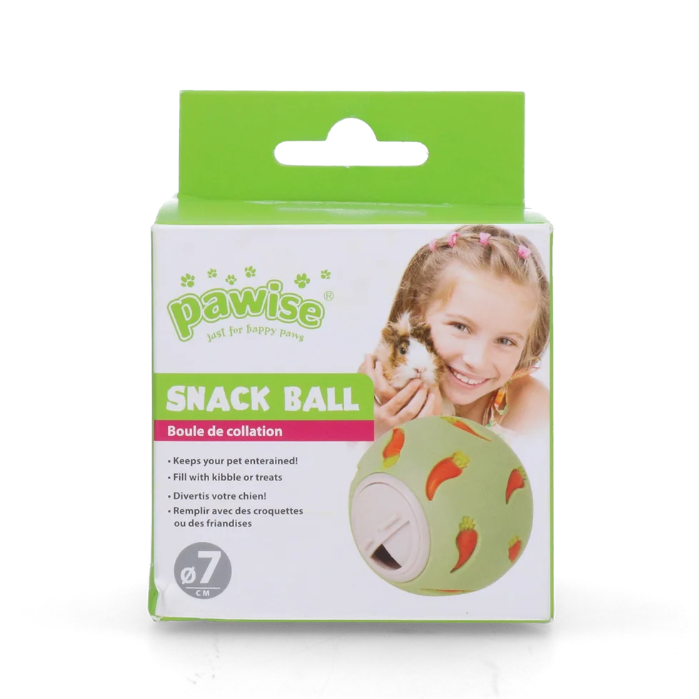 Míček na pamlsky pro malé mazlíčky, ø 7 cm – Pawise Snack Ball - Obrázek 1