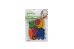 Dřevěná hračka na okusování, 18 kusů – Pawise Play Time Small Pet Fruit & Veggie mix