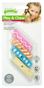 Pamlsek pro hlodavce pro králíky a morčata, 6 cm – Pawise Play & Chew Mineral Candy