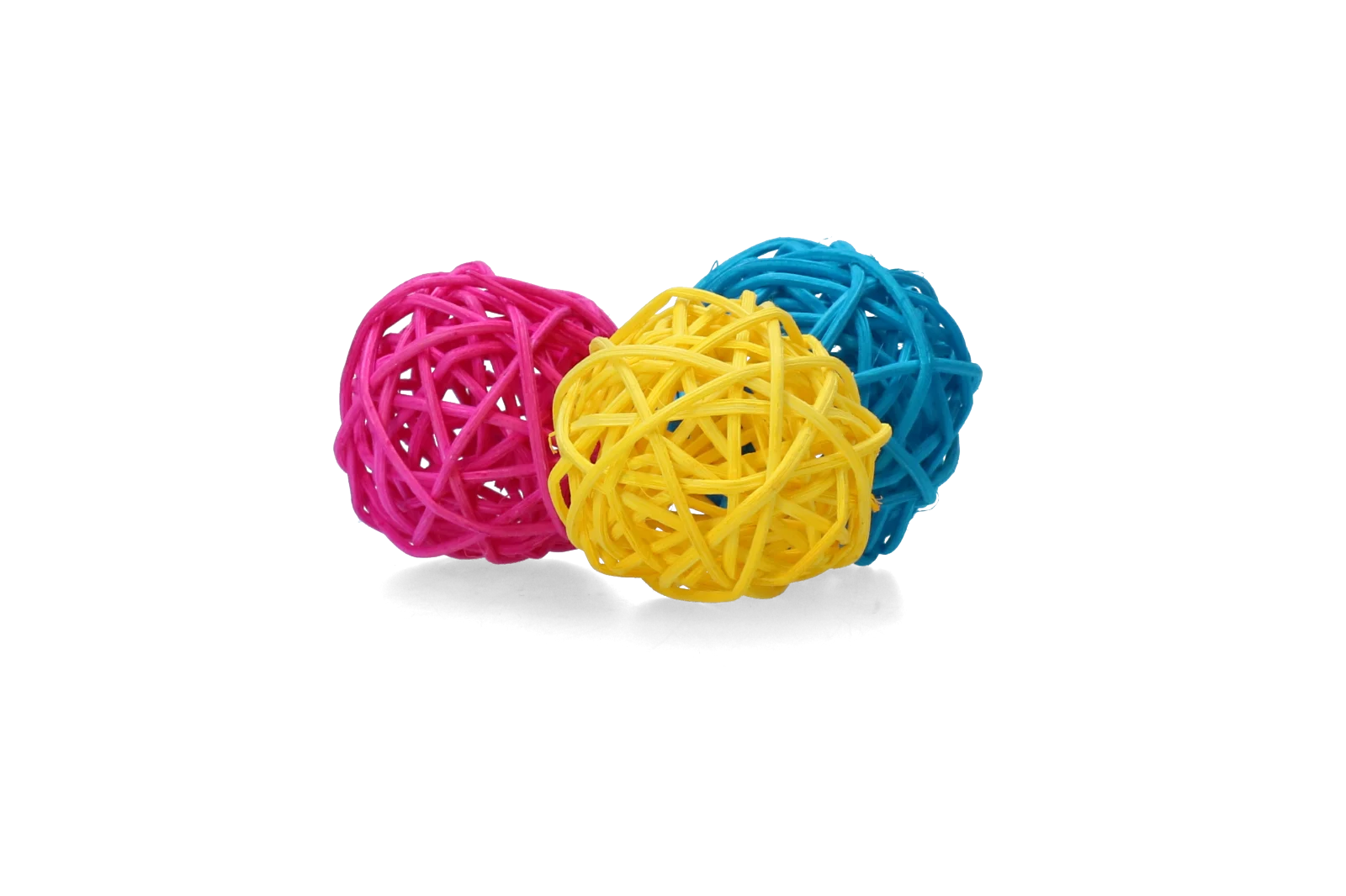 Hlodací míček pro králíky a hlodavce, barevný – Pawise Play & Chew Balls - Obrázek 2