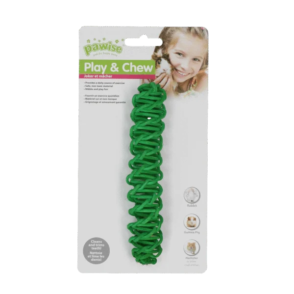 Hlodací tyčinka pro králíky a hlodavce, barevná – Pawise Play & Chew Stick
