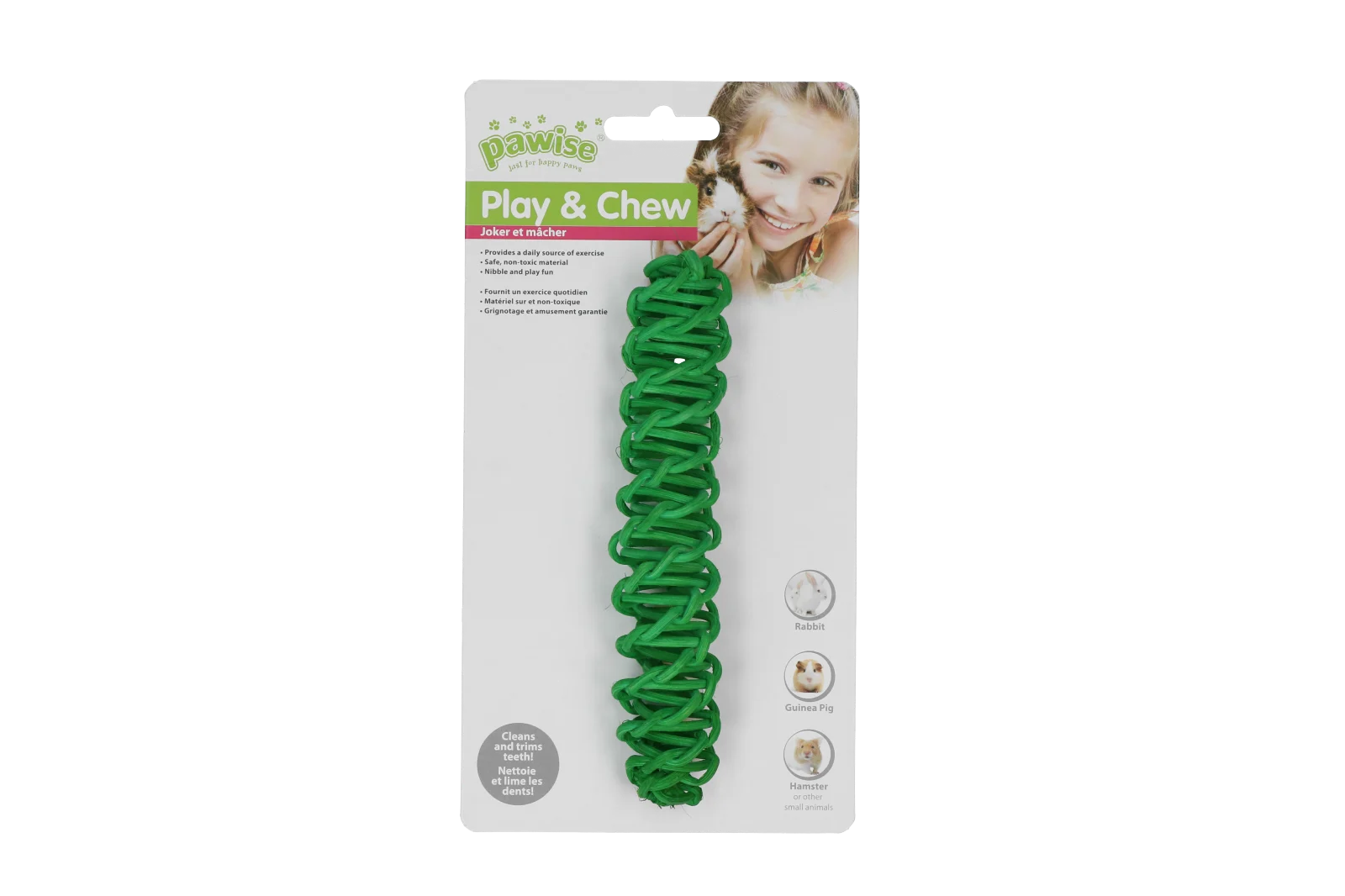 Hlodací tyčinka pro králíky a hlodavce, barevná – Pawise Play & Chew Stick - Obrázek 1
