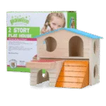 Domeček pro hlodavce se 2 patry, 15 x 12 cm – Pawise 2 Story Play House