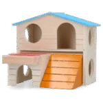 Domeček pro hlodavce se 2 patry, 15 x 12 cm – Pawise 2 Story Play House - Obrázek 2