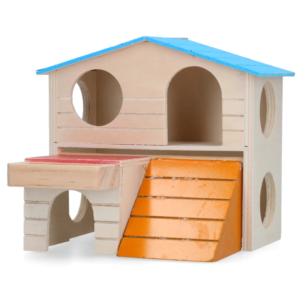 Domeček pro hlodavce se 2 patry, 15 x 12 cm – Pawise 2 Story Play House - Obrázek 2