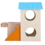 Domeček pro hlodavce se 2 patry, 15 x 12 cm – Pawise 2 Story Play House - Obrázek 3