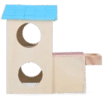 Domeček pro hlodavce se 2 patry, 15 x 12 cm – Pawise 2 Story Play House - Obrázek 4