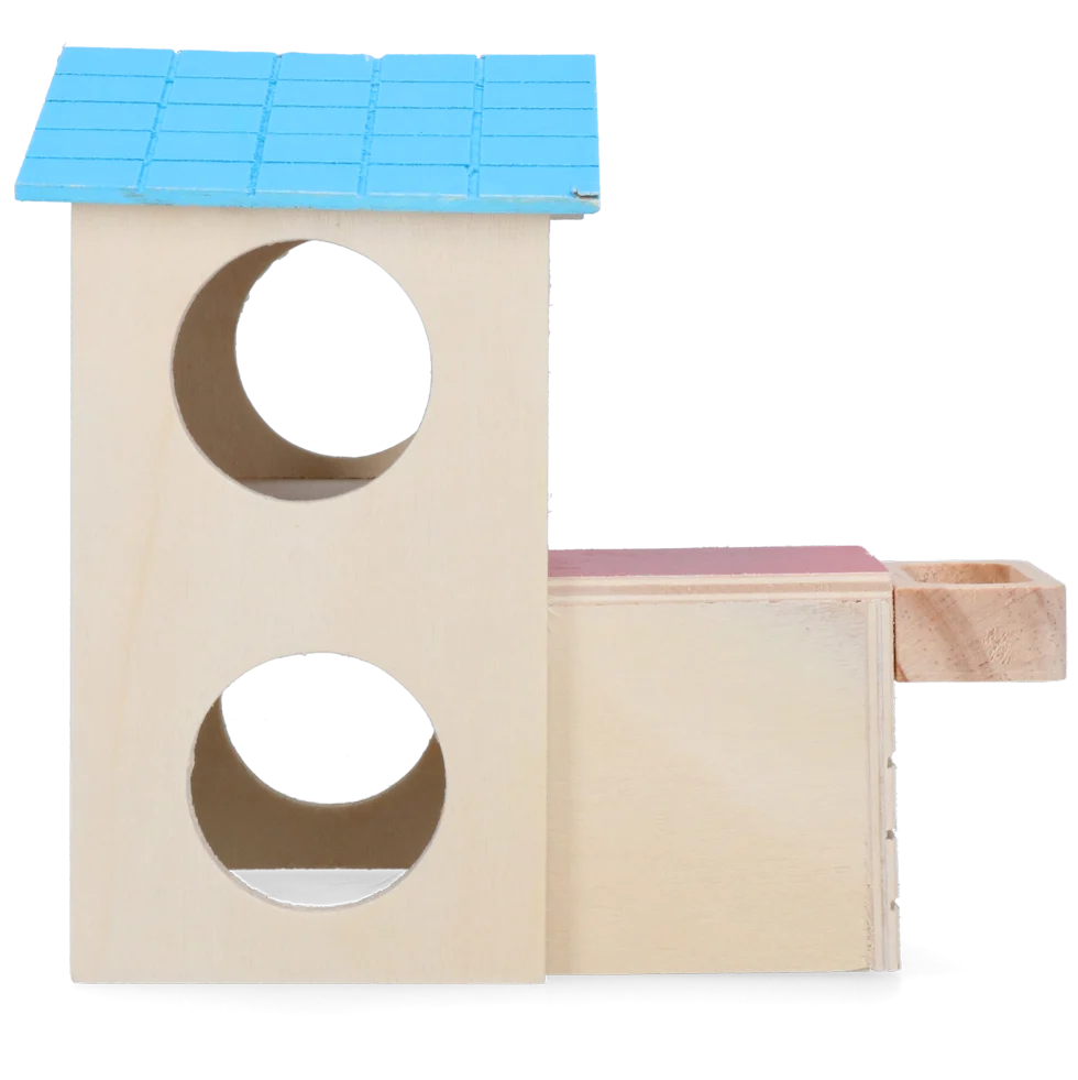 Domeček pro hlodavce se 2 patry, 15 x 12 cm – Pawise 2 Story Play House - Obrázek 4
