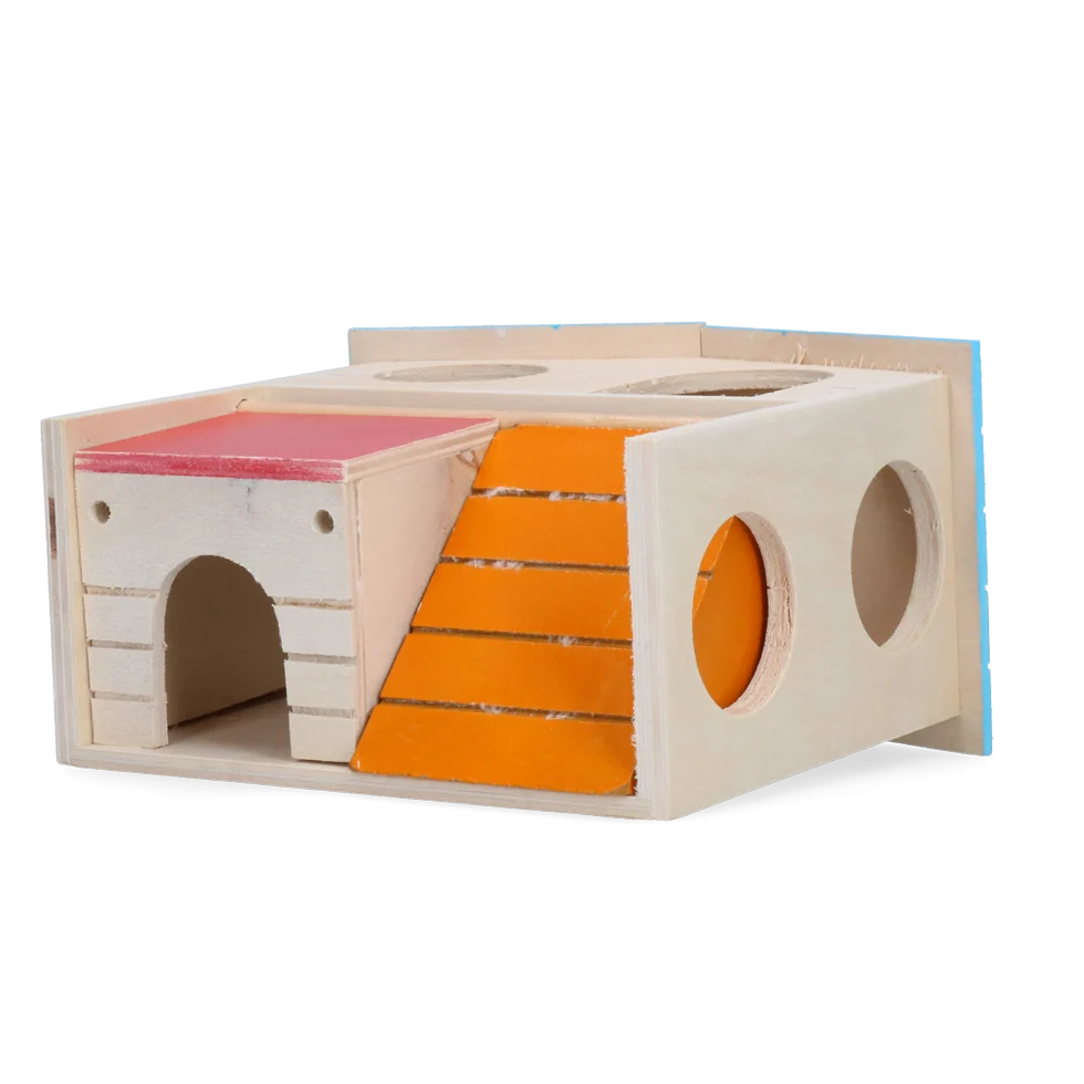 Domeček pro hlodavce se 2 patry, 15 x 12 cm – Pawise 2 Story Play House - Obrázek 5