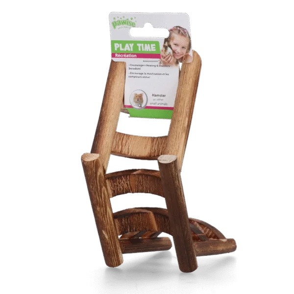Dřevěný žebřík pro křečka, 17 x 8 x 7 cm – Pawise WD Ladder Toy