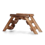 Dřevěný žebřík pro křečka, 17 x 8 x 7 cm – Pawise WD Ladder Toy - Obrázek 2