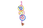 Řetízek se zrcátky a rolničkou pro ptáky, 24 cm – Pawise Spinner Mirror Chain