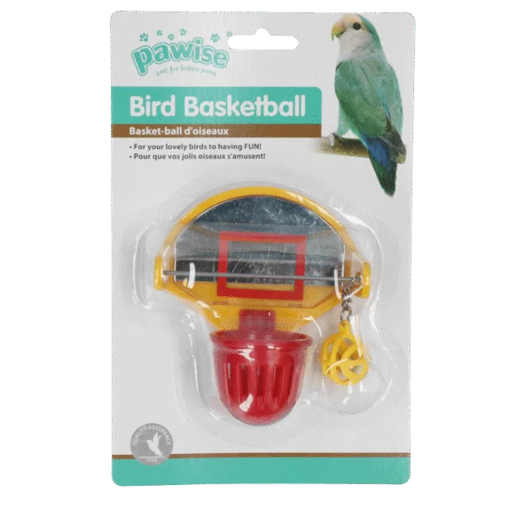 Ptačí basketbal s zrcátkem, 10 cm – Pawise Bird Basketball