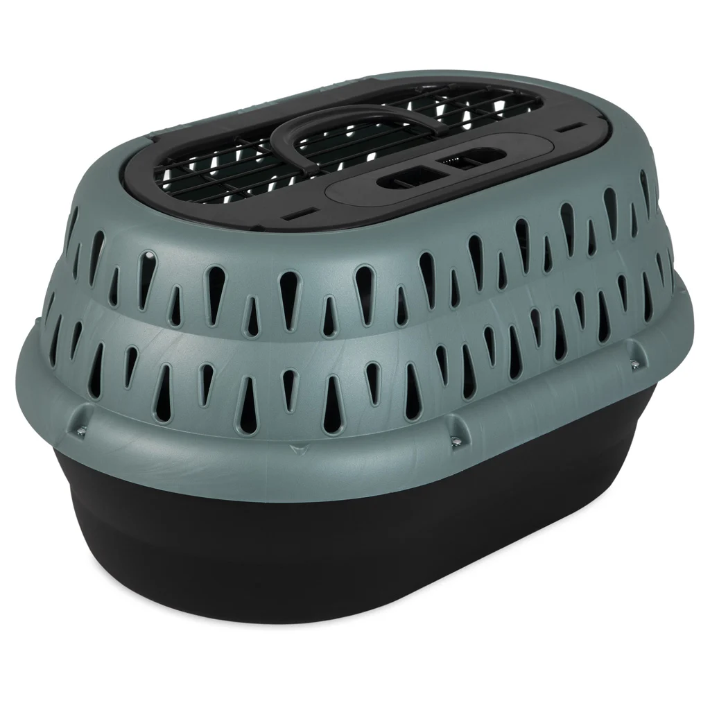 PETM41454.jpg Přepravka pro kočky s horním otevíráním, zelená, 48,3 x 31,8 x 27,4 cm – Petmate Top Load Cat Kennel - Obrázek 1
