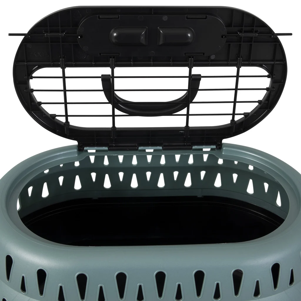 Přepravka pro kočky s horním otevíráním, zelená, 48,3 x 31,8 x 27,4 cm – Petmate Top Load Cat Kennel - Obrázek 2