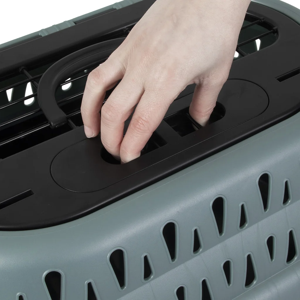 Přepravka pro kočky s horním otevíráním, zelená, 48,3 x 31,8 x 27,4 cm – Petmate Top Load Cat Kennel - Obrázek 6