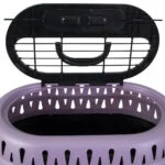 Přepravka pro kočky s horním otevíráním, fialová, 48,3 x 31,8 x 27,4 cm – Petmate Top Load Cat Kennel - Obrázek 2
