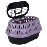 Přepravka pro kočky s horním otevíráním, fialová, 48,3 x 31,8 x 27,4 cm – Petmate Top Load Cat Kennel - Obrázek 3