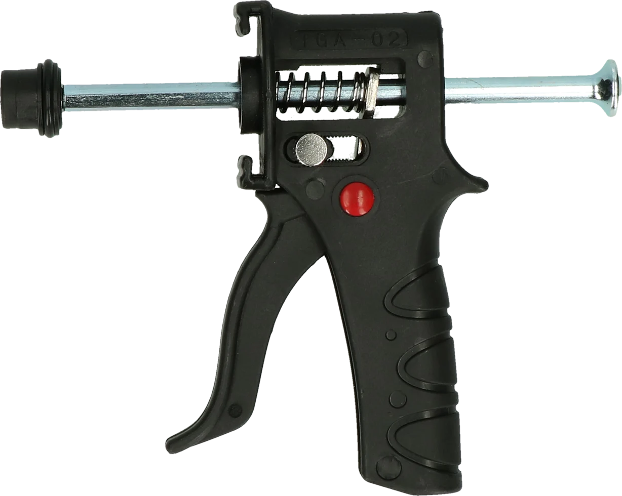 PIST0077.png Dávkovací pistole na gely Resoluut a Maxforce, 18,5 cm – Hofman Pest Control - Obrázek 1