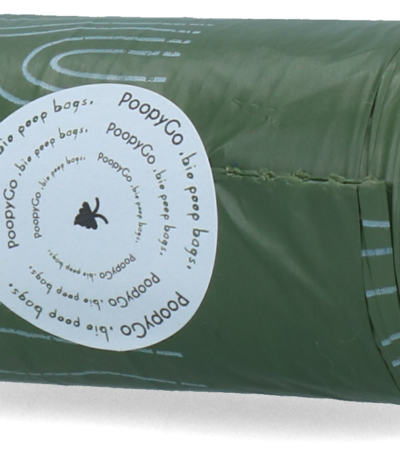 Biologicky rozložitelné sáčky na psí exkrementy s vůní levandule, 1 role – PoopyGo Eco friendly single roll