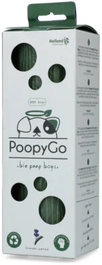 Biologicky rozložitelné sáčky na psí exkrementy s vůní levandule, 300 kusů v krabičce – PoopyGo Eco friendly Tissue Box - Obrázek 2
