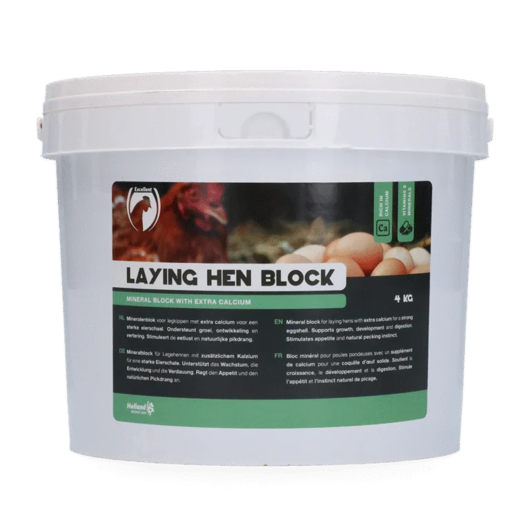 Klovací blok pro nosnice s vápníkem, 4 kg – Excellent