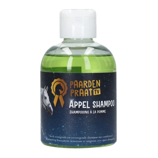 Šampon pro koně s kondicionérem, 250 ml – Paardenpraat TV Shampoo Appel