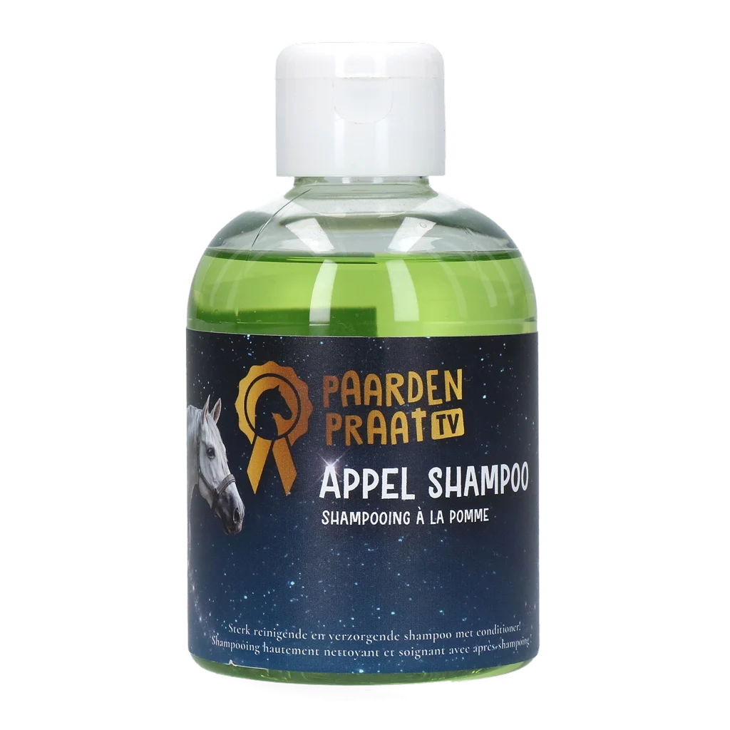 Šampon pro koně s kondicionérem, 250 ml – Paardenpraat TV Shampoo Appel - Obrázek 1