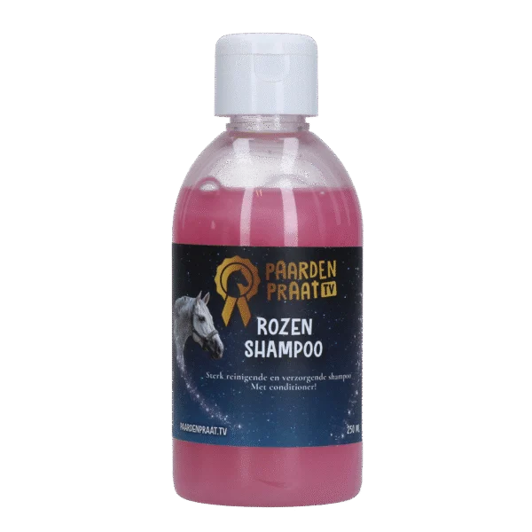 Šampon na koně s kondicionérem, 250 ml – Paardenpraat TV Shampoo Rozen