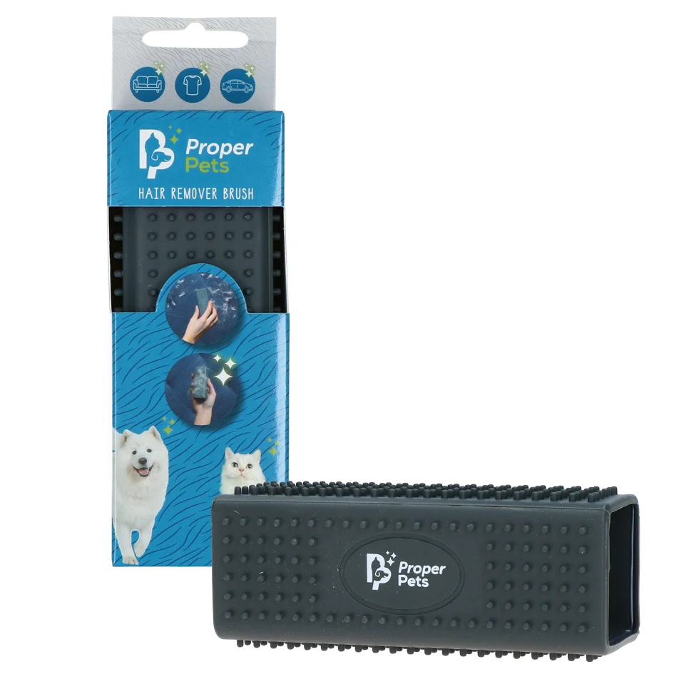 Kartáč na odstraňování chlupů z pohovek a koberců, 4 x 12 x 4 cm – Proper Pets - Obrázek 1