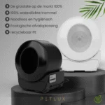 Automatická kočičí toaleta XXL s ovládáním přes aplikaci, černá – Petlux V3 XXL - Obrázek 2