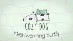 Plyšový králíček pro psy s tlukotem srdce a ohřívacím sáčkem, zelený, 30 x 20 cm – Cozy Dog Bunny - Obrázek 2
