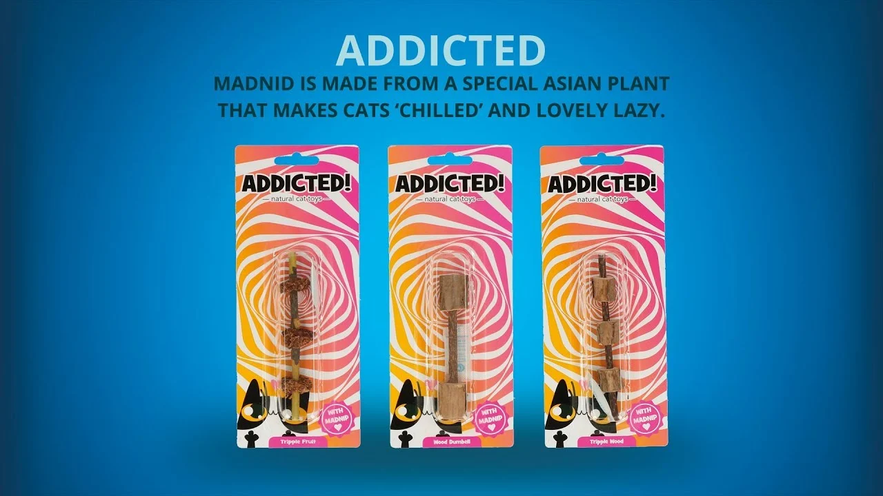 Dřevěná hračka pro kočky ve tvaru nanuku s MADNIP – Addicted! Wood Popsicle - Obrázek 6