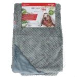 Deka pro psy z mikroplyše, šedá, 65 x 95 cm – Relaxopet Cosy Multi-Plaid Original
