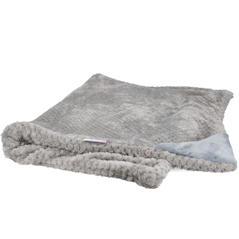 Deka pro psy z mikroplyše, šedá, 65 x 95 cm – Relaxopet Cosy Multi-Plaid Original - Obrázek 2