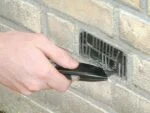 Renovační mřížka pro větrání dutiny pod podlahou z nerezové oceli, 5 x 10,5 cm – Renofix - Obrázek 5